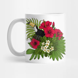 Toucan and tropical flora 3 Mug